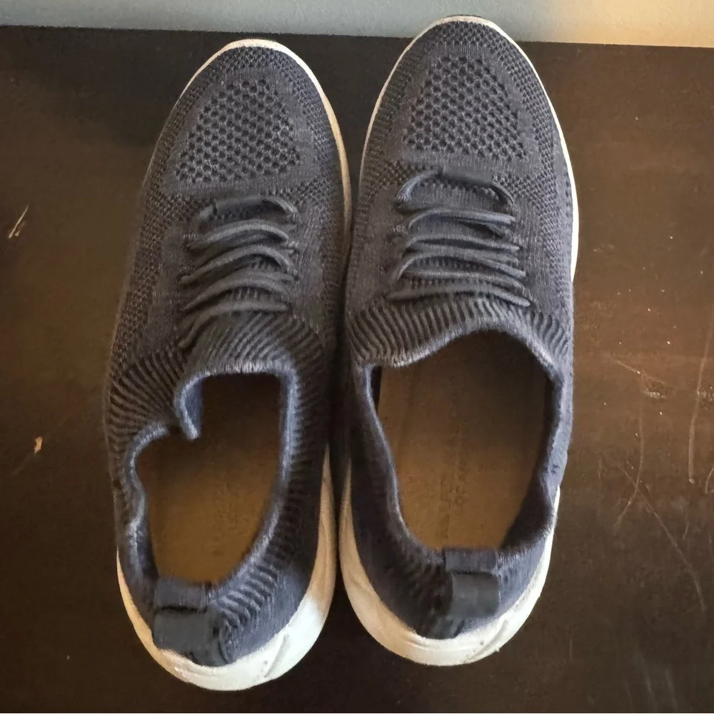 Mark Nason A-Line Tricia Blue and White Sneakers